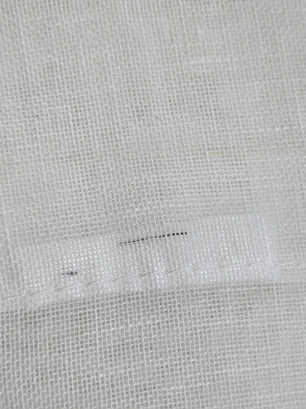 Set Of 2 48x96 Sheer White Curtains 0355